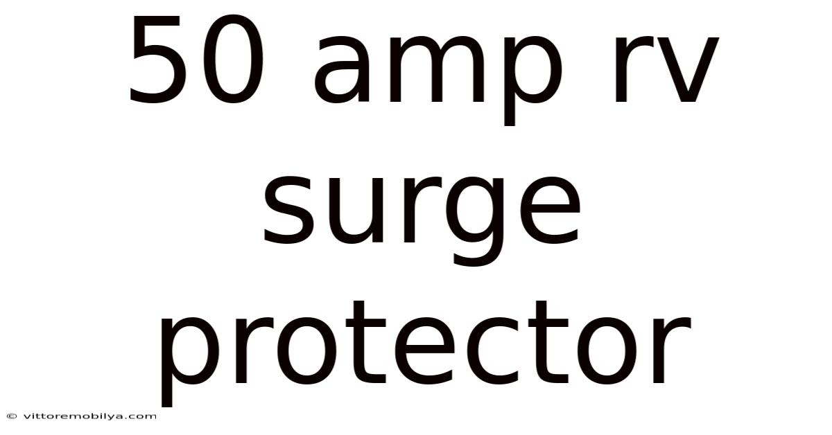 50 Amp Rv Surge Protector