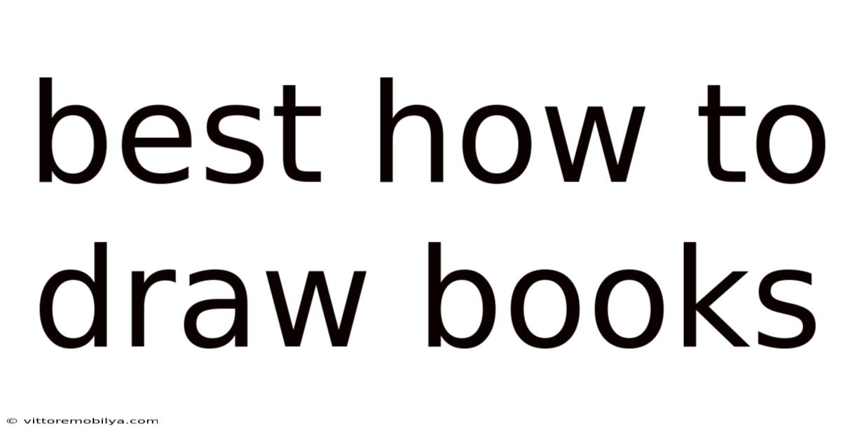 Best How To Draw Books