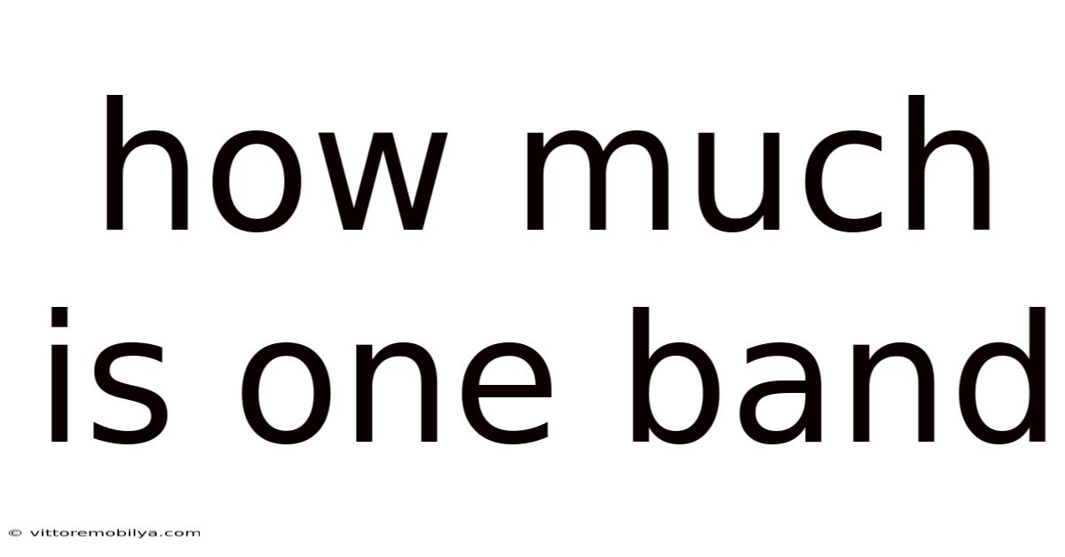 How Much Is One Band