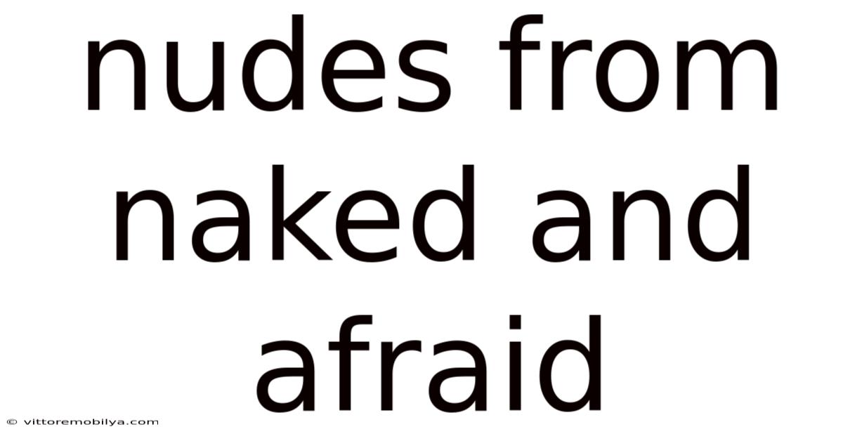Nudes From Naked And Afraid